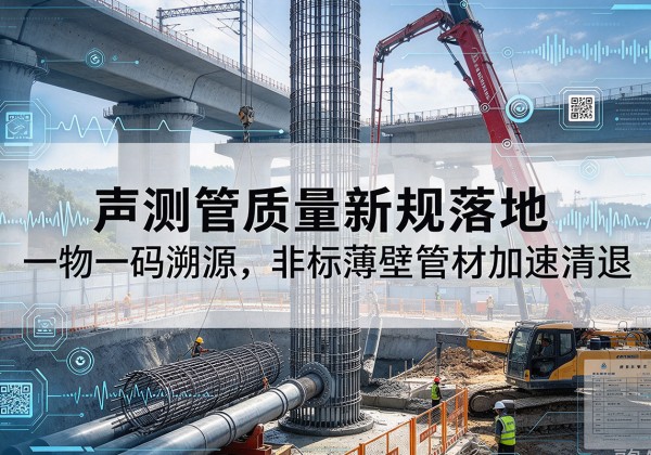 大兴安岭声测管质量新规落地，一物一码溯源，非标薄壁管材加速清退